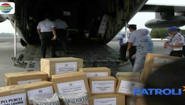 Paskhas TNI AU Kirim Bantuan ke Lombok  Gunakan Boeing - Patroli
