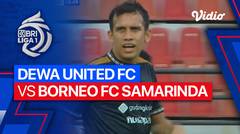 Dewa United FC vs Borneo FC Samarinda - Mini Match | BRI Liga 1 2023/24
