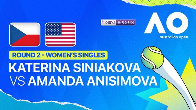 Katerina Siniakova (CZE) vs Amanda Anisimova (USA) - Full Match | Australian Open 2026