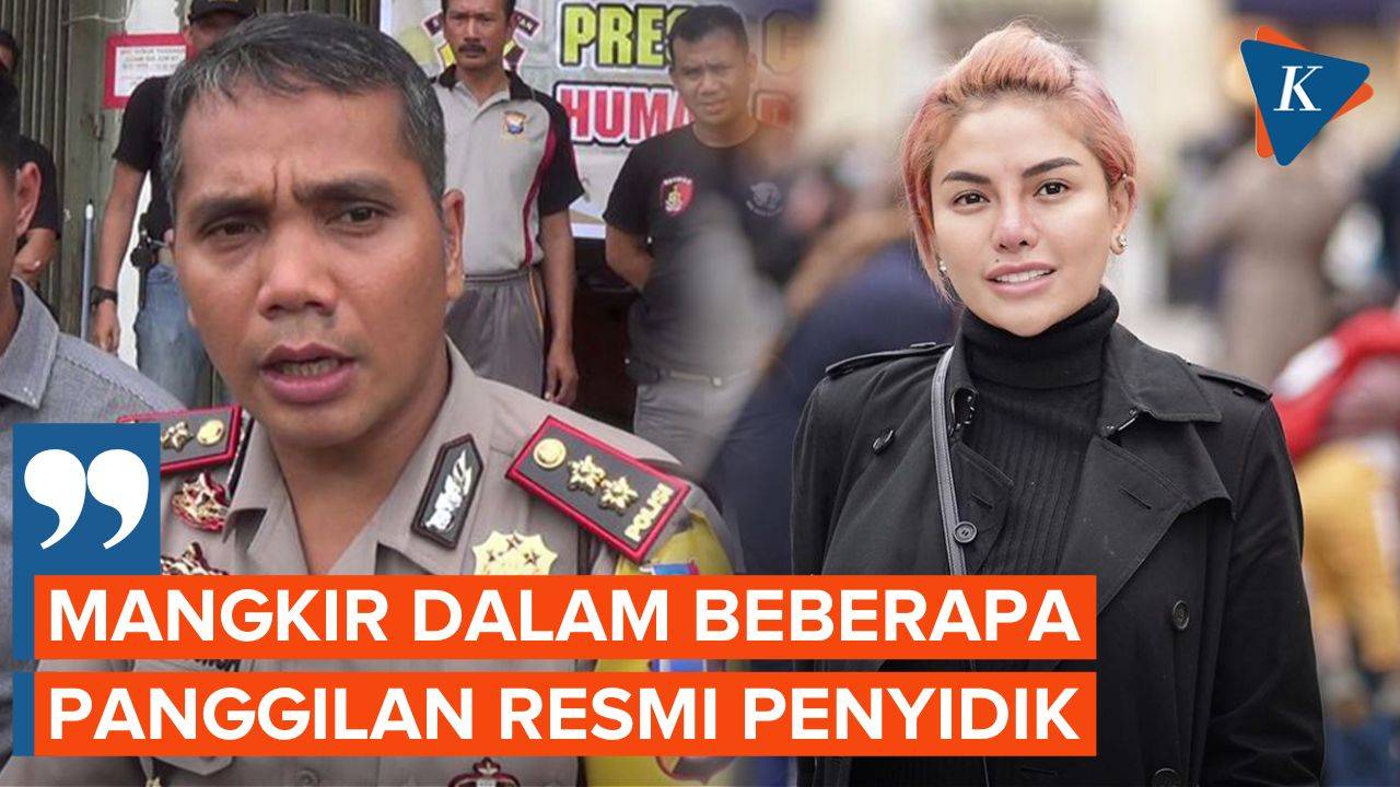 Nikita Mirzani Dijemput Paksa Polisi Karena Beberapa Kali Mangkir Dari