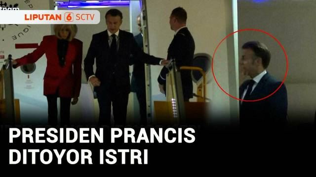 Videonya Ditoyor Istri Viral, Macron: Itu Hanya Becanda | Liputan 6