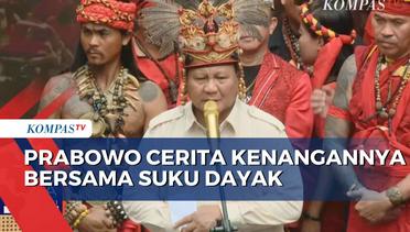 Capres Prabowo Ucap Terima Kasih dan Janjikan Keadilan untuk Suku Dayak
