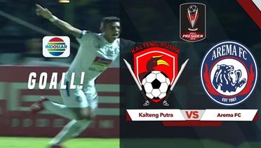 Goal !! Sundulan Bola Pantul Dedik Setiawan-Arema Berhasil Membobol Gawang Kalteng Putra - Piala Presiden 2019