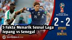 5 Fakta yang Patut Diketahui Seusai Laga Jepang vs Senegal
