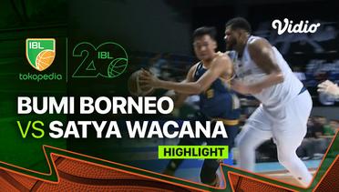 Highlights | Bumi Borneo Pontianak vs Satya Wacana Salatiga | IBL Tokopedia 2023