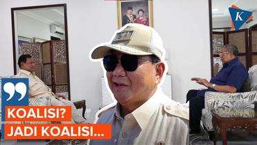 Kala Prabowo Menjawab Dugaan Perbincangan Politik saat Bertemu SBY