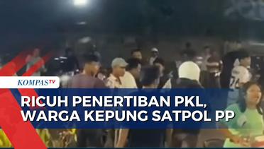 Penertiban PKL di Padang Ricuh, Warga Lawan dan Kepung Belasan Petugas Satpol PP