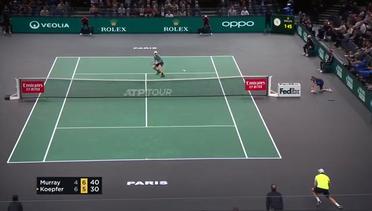 Match Highlight | Dominik Koepfer vs Andy Murray | Rolex Paris Masters 2021