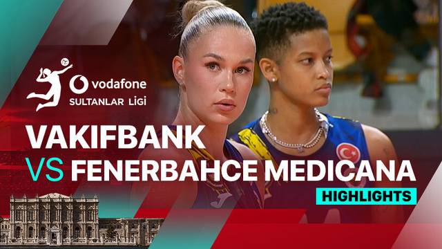 Final - Game 1: Vakifbank vs Fenerbahce Medicana - Highlights | Women's Turkish Volleyball League