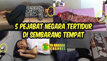 5 Pejabat Negara ini Tertidur di Sembarang Tempat, No 5 Tertidur di Pinggir Jalan!