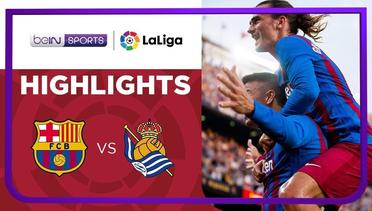 Match Highlights | Barcelona 4 vs 2 Real Sociedad | LaLiga Santander 2021