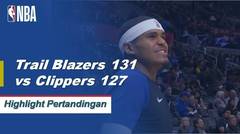 NBA I Cuplikan Pertandingan : Trail Blazers 131 vs Clippers 127