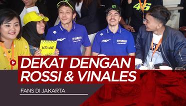 Fans di Jakarta Rasakan Duduk Satu Meja dengan Rossi dan Vinales