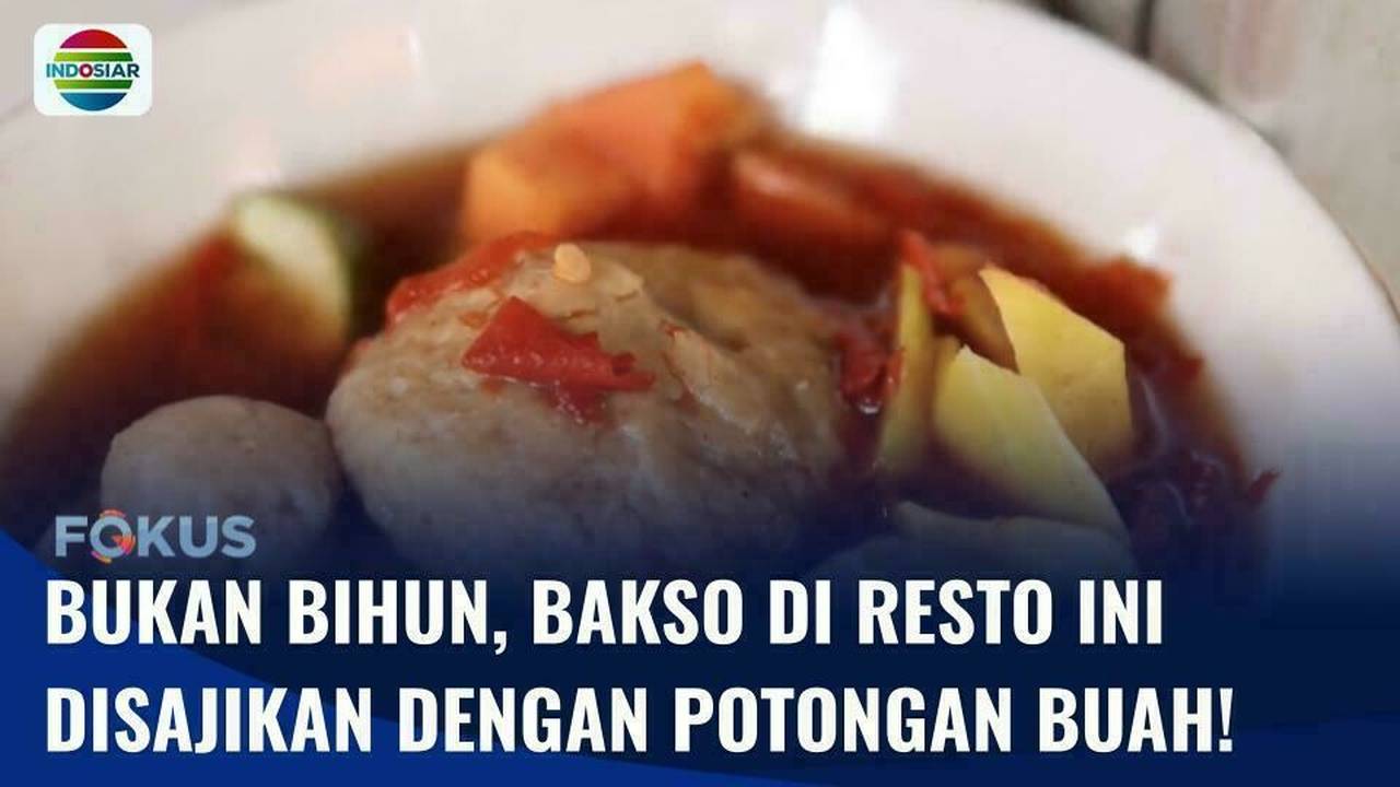 Kuliner Unik Lezatnya Perpaduan Segar Pedas Bakso Rujak Fokus