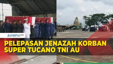 Upacara Pelepasan Jenazah Pilot Super Tucano TNI AU yang Jatuh di Pasuruan