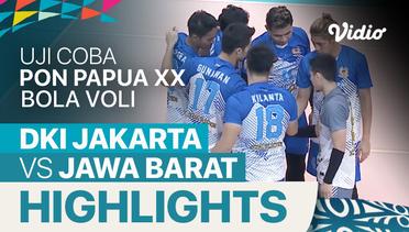 Highlights | DKI Jakarta 0 vs 3 Jawa Barat | Uji Coba Bola Voli PON XX Papua