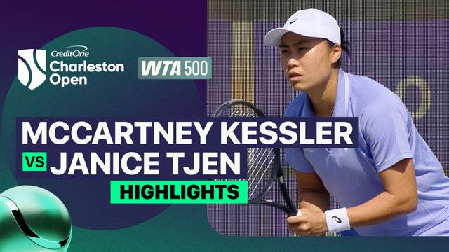McCartney Kessler vs Janice Tjen - Highlight | WTA 500: Credit One Charleston Open 2026