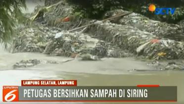 Pasca Banjir Lampung,  Warga Gotong Royong Bersihkan Sampah - Liputan6 Petang Terkini 