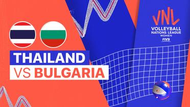 Full Match | Thailand vs Bulgaria | Women's Volleyball Nations League 2022