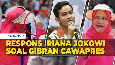 Iriana Acungkan Jempol saat Ditanya Gibran Jadi Cawapres Prabowo