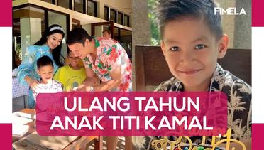 Keseruan Ulang Tahun Anak Bungsu Titi Kamal dan Christian Sugiono di Thailand
