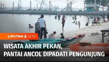 Live Report: Jadi Favorit Wisatawan, Ini Keseruan Libur Akhir Pekan di Pantai Ancol | Liputan 6