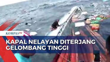 Mati Mesin di Perairan Kep. Seribu, Kapal Nelayan Tenggelam Usai Dihantam Gelombang Tinggi