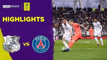Match Highlight | Amiens 4 vs 4 PSG | France Ligue 1 2020