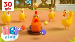 Chick Chick Chick  | Animal Songs for Kids | HeyKids Nursery Rhymes