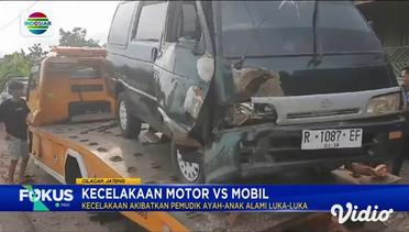 Kecelakaan Motor vs Mobil Minibus
