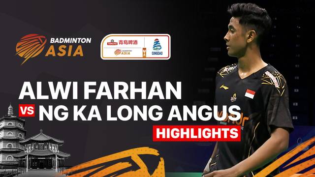 Alwi Farhan (INA) vs Ng Ka Long Angus (HKG) - Highlights | Badminton Asia Mixed Team Championship 2025 - Men's Singles Group Stage