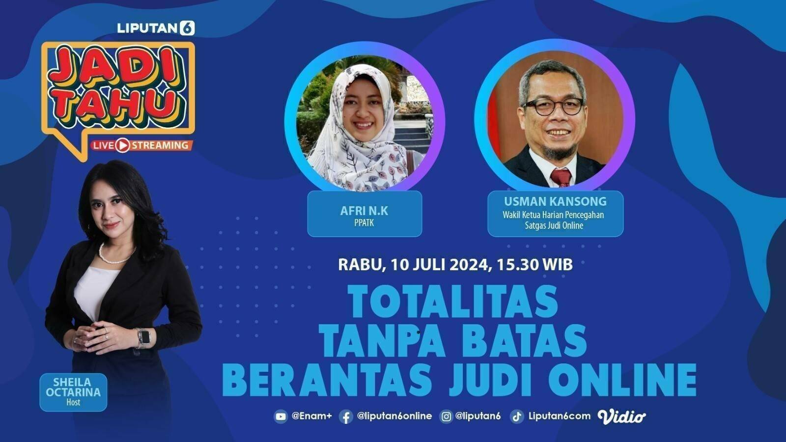 Totalitas Tanpa Batas Berantas Judi Online