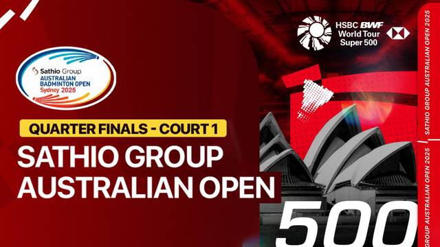 Choi Sol Gyu/Goh V Shem (KOR) vs Goh Sze Fei/Nur Izzuddin (MAS) - Full Match | SATHIO GROUP Australian Open 2025