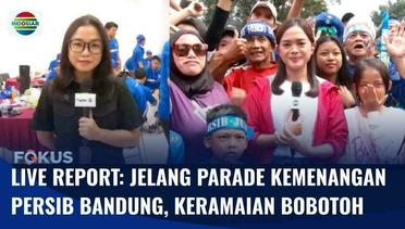 Live Report: Jelang Parade Kemenangan Persib Bandung, Keramaian Boboto di Gedung Sate | Fokus
