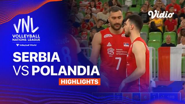 Serbia vs Polandia - Highlights | Men's Volleyball Nations League 2024