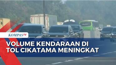 Volume Kendaraan Keluar Jakarta di Tol Cikatama Meningkat