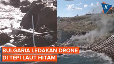 Militer Bulgaria Ledakkan Drone di Tepi Laut Hitam