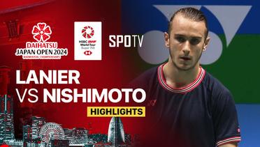 Alex Lanier (FRA) vs Kenta Nishimoto (JPN) - Highlights | Daihatsu Japan Open 2024 - Men's Singles