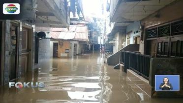 Banjir Kiriman Ciliwung, Sebagian Rumah Warga di Jakarta Terendam Air - Fokus