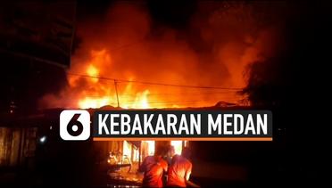 4 Kali Kebakaran di Awal Tahun Terjadi di Kota Medan