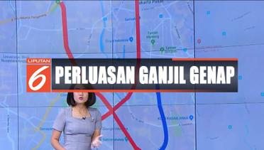 Begini Peta Perluasan Ganjil Genap di Jakarta - Liputan 6 Siang