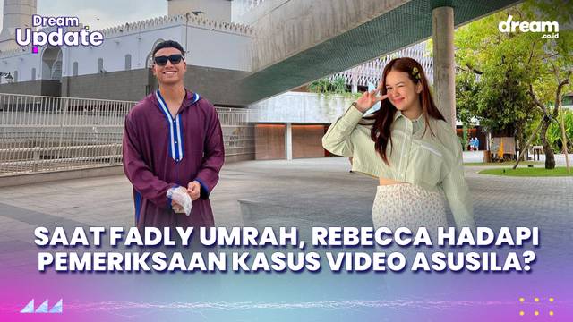 Saat Fadly Umrah, Rebecca Hadapi Pemeriksaan Kasus Video Asusila?