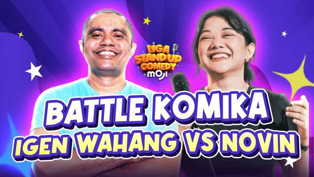 Igen Wahang (Depok) vs Novin (Jakpus) | Liga Stand Up Comedy Moji Episode 13