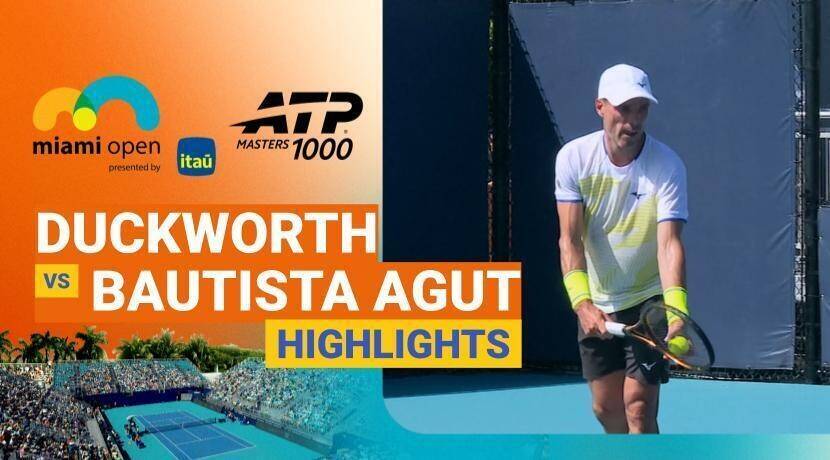 James Duckworth vs Roberto Bautista Agut - Round 1 (Court 3) | ATP 1000: Miami Open Presented by Itau 2026