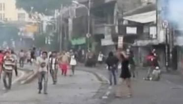 VIDEO: Pemuda Tawuran Saat Saling Senggol Joget Dangdut di Grobogan