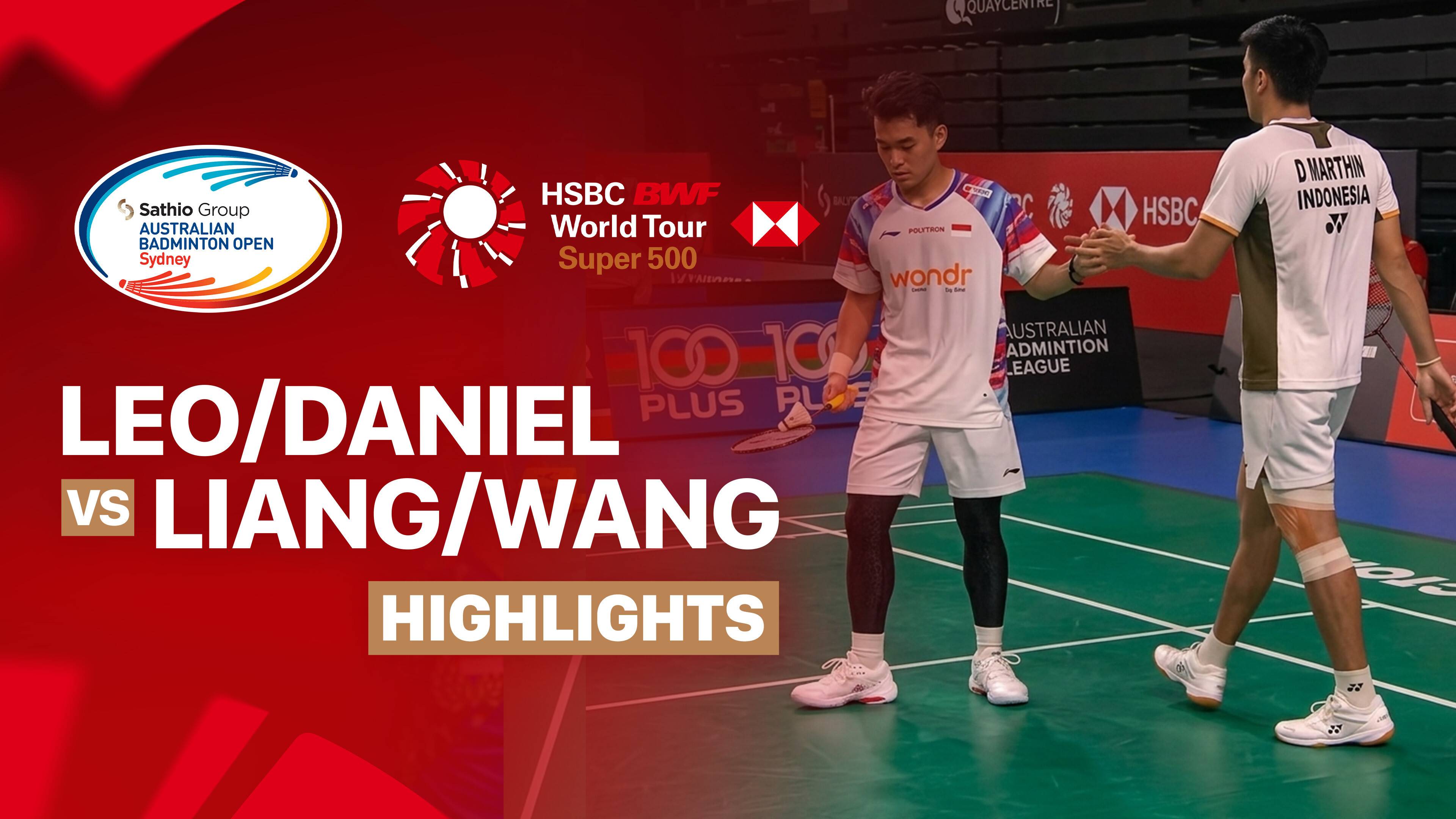 Leo Rolly Carnando / Daniel Marthin (INA) vs Liang Wei Keng / Wang Chang (CHN) - Men's Doubles Round of 16 | SATHIO GROUP Australian Open 2026