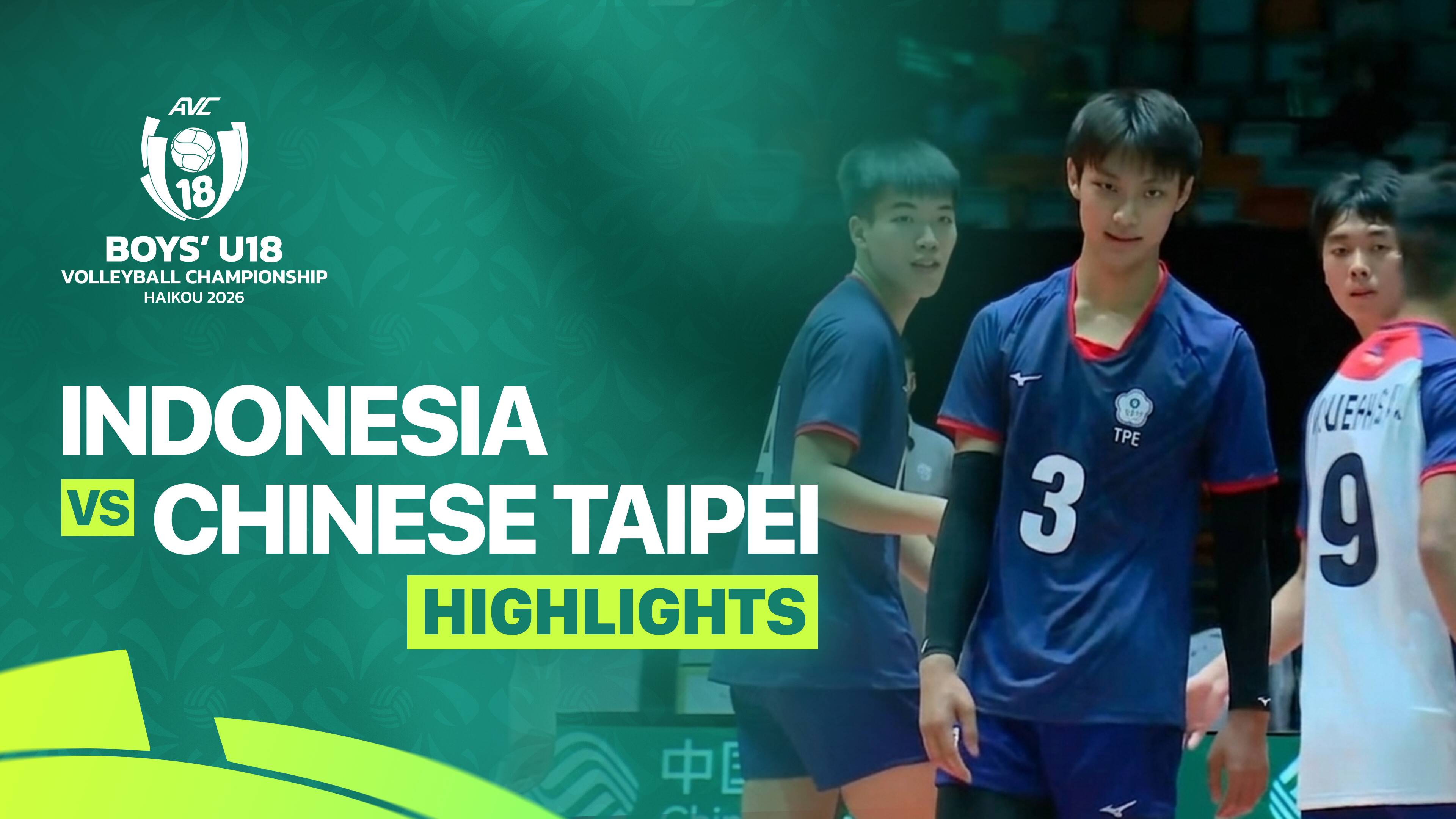 Indonesia vs Chinese Taipei