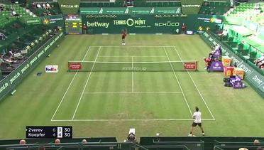 Match Highlight | Alexander Zverev 2 vs 1 Dominik Koepfer | Noventi Open 2021