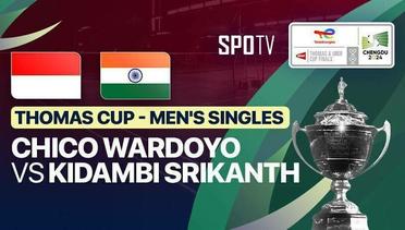 Men's Singles: Chico Aura Dwi Wardoyo (INA) vs Kidambi Srikanth (IND) | Thomas Cup Group C - TotalEnergies BWF Thomas & Uber Cup - 01 Mei 2024