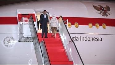 Presiden Jokowi dan Ibu Iriana beserta Rombongan Tiba di Tanah Air, Tangerang, 29 Juli 2022